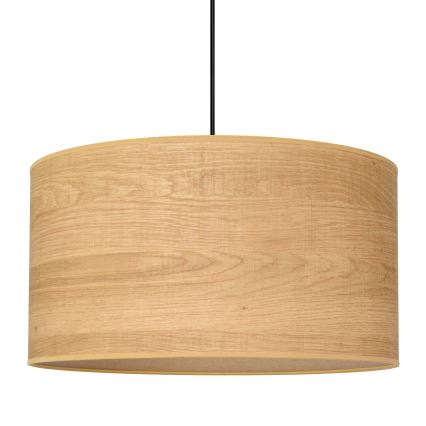 Candelabro suspenso ALBA 1xE27/15W/230V diâmetro 45 cm castanho/preto