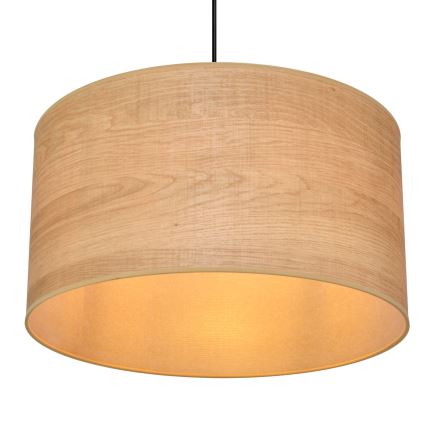 Candelabro suspenso ALBA 1xE27/15W/230V diâmetro 45 cm castanho/preto