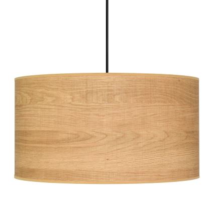 Candelabro suspenso ALBA 1xE27/15W/230V diâmetro 45 cm castanho/preto