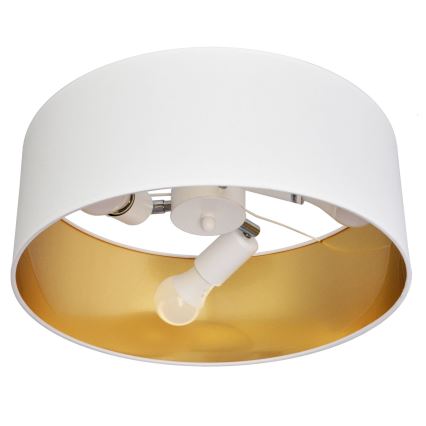 Candelabro suspenso ALBA 3xE27/15W/230V branco/dourado