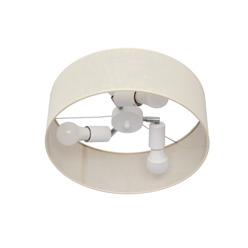 Candelabro suspenso ALBA 3xE27/15W/230V cremoso
