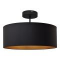 Candelabro suspenso ALBA 3xE27/15W/230V preto/dourado
