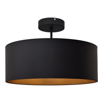 Candelabro suspenso ALBA 3xE27/15W/230V preto/dourado