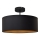 Candelabro suspenso ALBA 3xE27/15W/230V preto/dourado