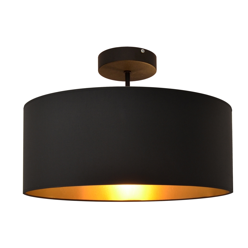 Candelabro suspenso ALBA 3xE27/15W/230V preto/dourado