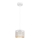 Candelabro suspenso ALDO 1xE27/60W/230V diâmetro 15 cm branco