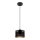 Candelabro suspenso ALDO 1xE27/60W/230V diâmetro 15 cm preto