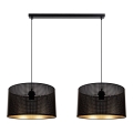 Candelabro suspenso ALDO 2xE27/60W/230V preto