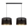 Candelabro suspenso ALDO 2xE27/60W/230V preto