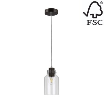Candelabro suspenso ALESSANDRO 1xE27/60W/230V faia - certificado por FSC
