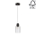 Candelabro suspenso ALESSANDRO 1xE27/60W/230V faia - certificado por FSC
