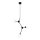 Candelabro suspenso ALESSIA BALL 3xG9/5W/230V