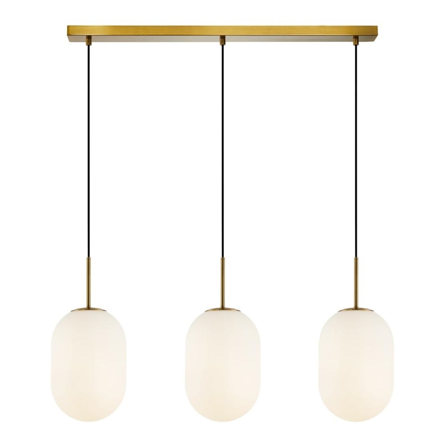 Candelabro suspenso ALIAS 3xE14/40W/230V dourada