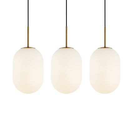 Candelabro suspenso ALIAS 3xE14/40W/230V dourada