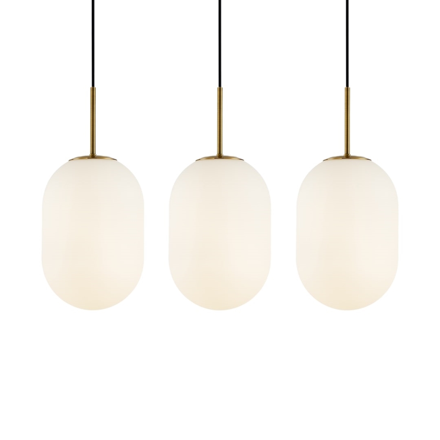 Candelabro suspenso ALIAS 3xE14/40W/230V dourada