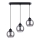 Candelabro suspenso ALINO 3xE27/60W/230V preto