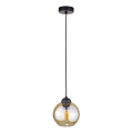 Candelabro suspenso AMBRE BLACK 1xE27/60W/230V