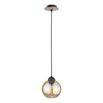 Candelabro suspenso AMBRE WOOD 1xE27/60W/230V