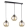 Candelabro suspenso AMBRE WOOD 3xE27/60W/230V