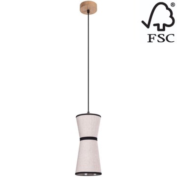 Candelabro suspenso AMIGO 1xE27/25W/230V carvalho – FSC certificado