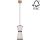 Candelabro suspenso AMIGO 1xE27/25W/230V carvalho – FSC certificado