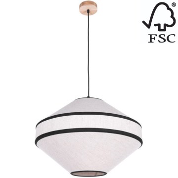 Candelabro suspenso AMIGO 1xE27/60W/230V carvalho – FSC certificado