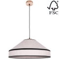 Candelabro suspenso AMIGO 1xE27/60W/230V carvalho – FSC certificado