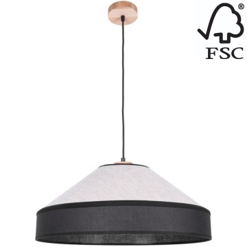 Candelabro suspenso AMIGO 1xE27/60W/230V carvalho – FSC certificado