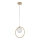 Candelabro suspenso AQUA 1xG9/12W/230V dourada