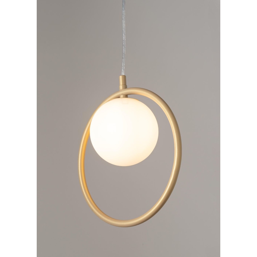 Candelabro suspenso AQUA 1xG9/12W/230V dourada