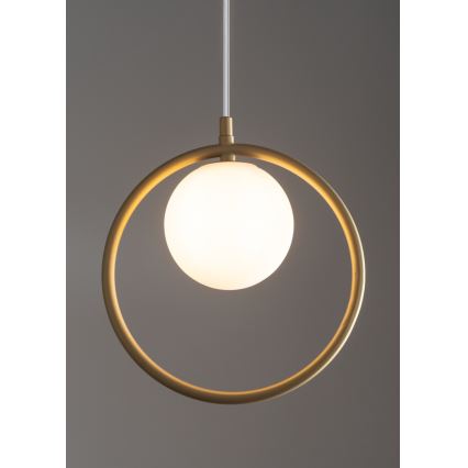 Candelabro suspenso AQUA 1xG9/12W/230V dourada
