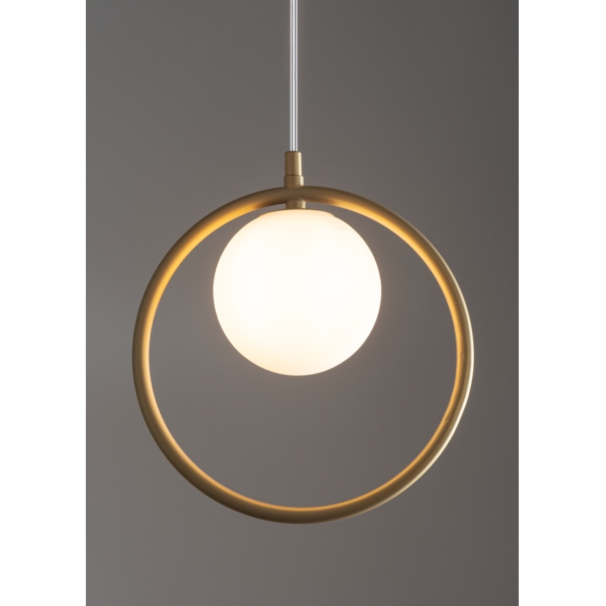 Candelabro suspenso AQUA 1xG9/12W/230V dourada
