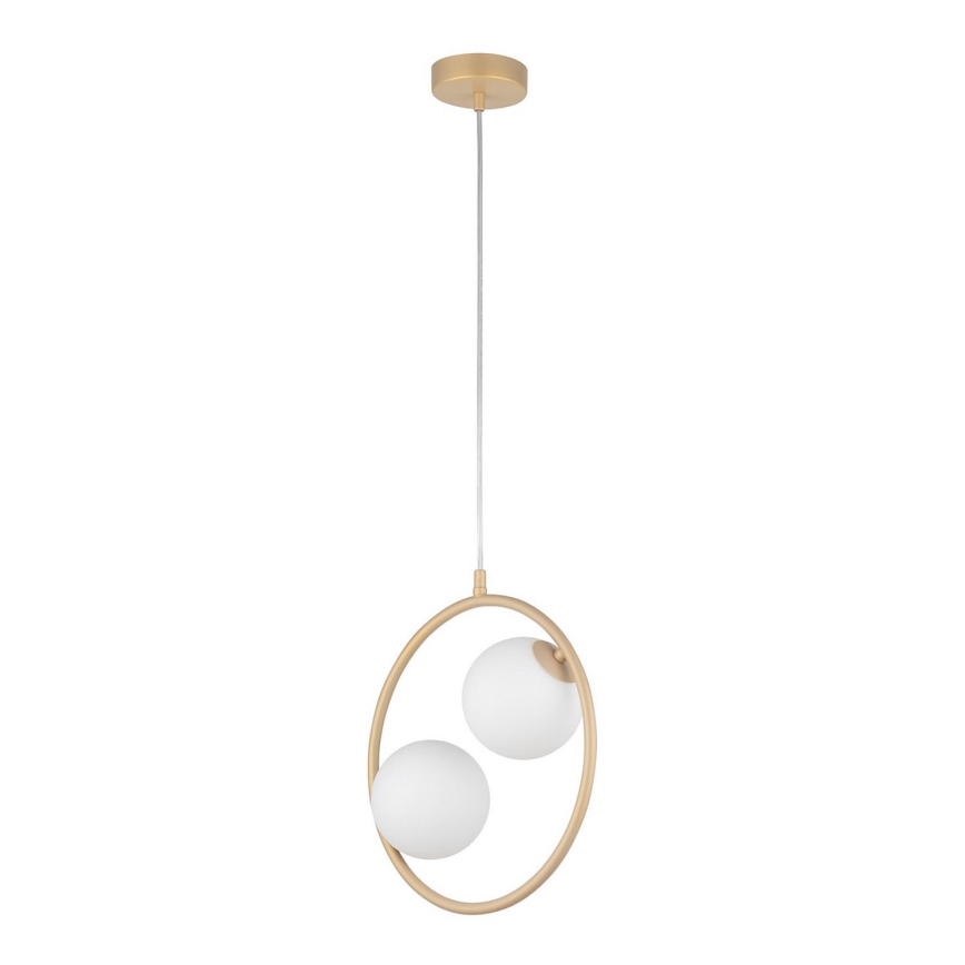 Candelabro suspenso AQUA 2xG9/12W/230V dourada