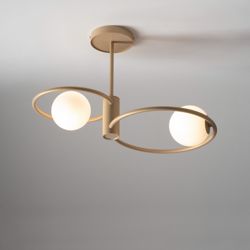 Candelabro suspenso AQUA 2xG9/12W/230V dourada