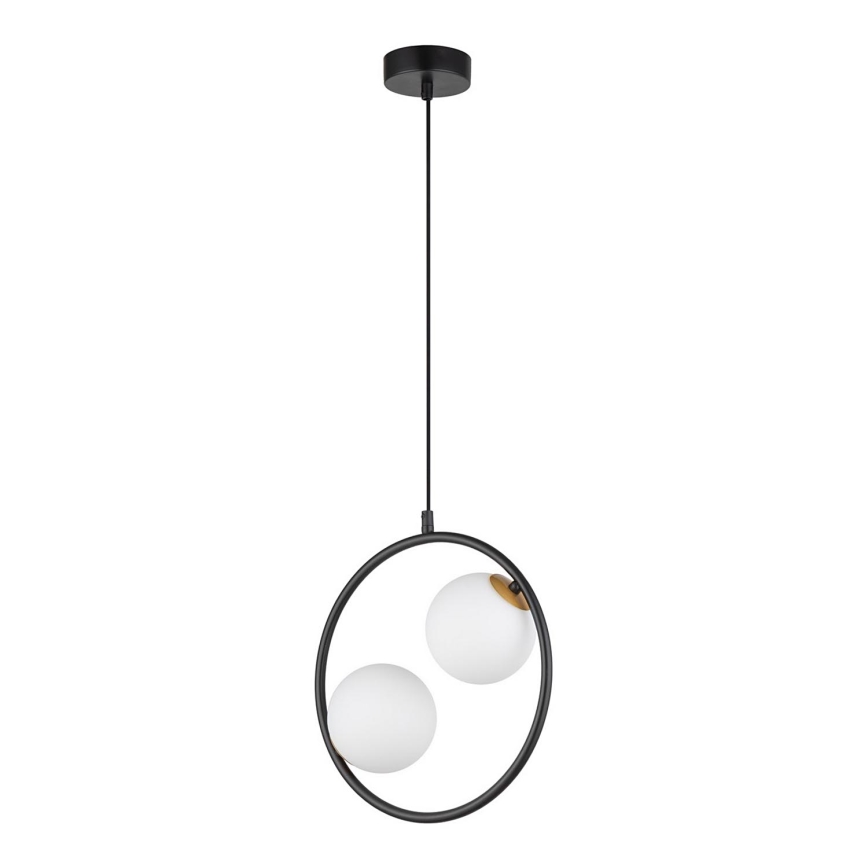 Candelabro suspenso AQUA 2xG9/12W/230V preto