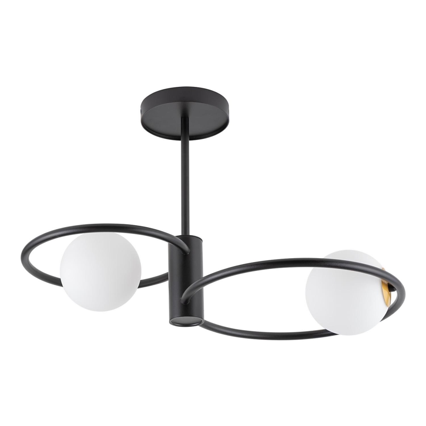 Candelabro suspenso AQUA 2xG9/12W/230V preto