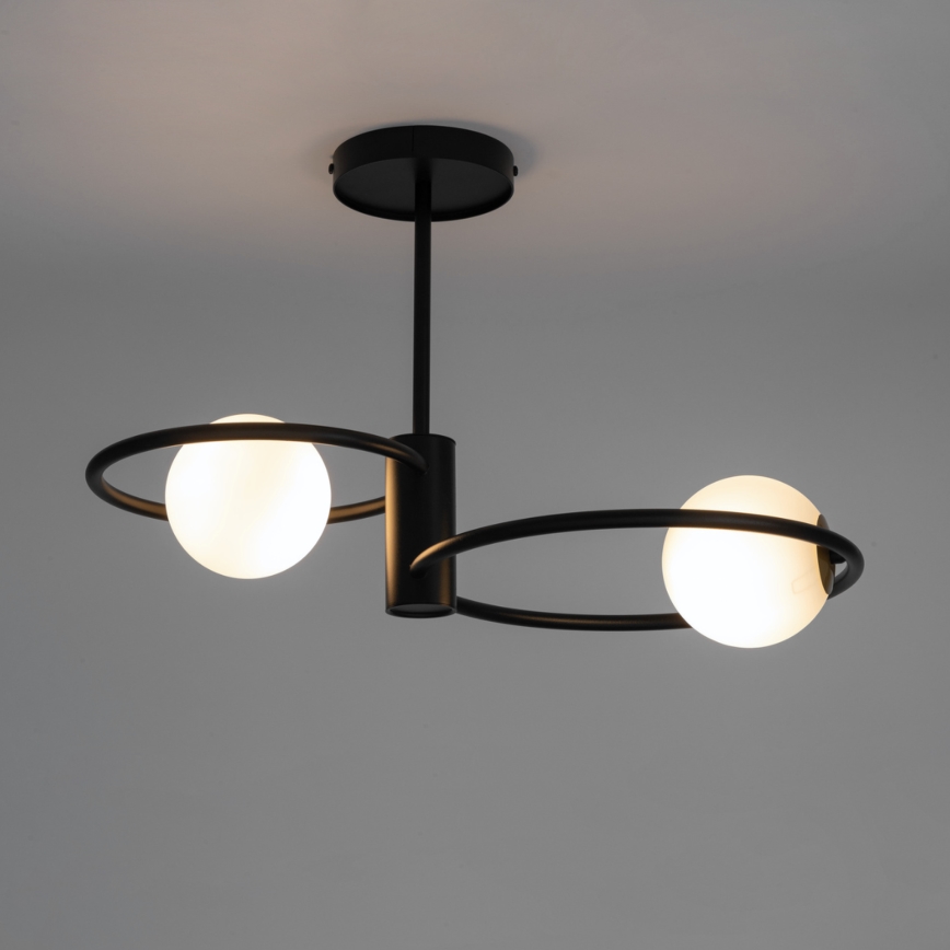 Candelabro suspenso AQUA 2xG9/12W/230V preto