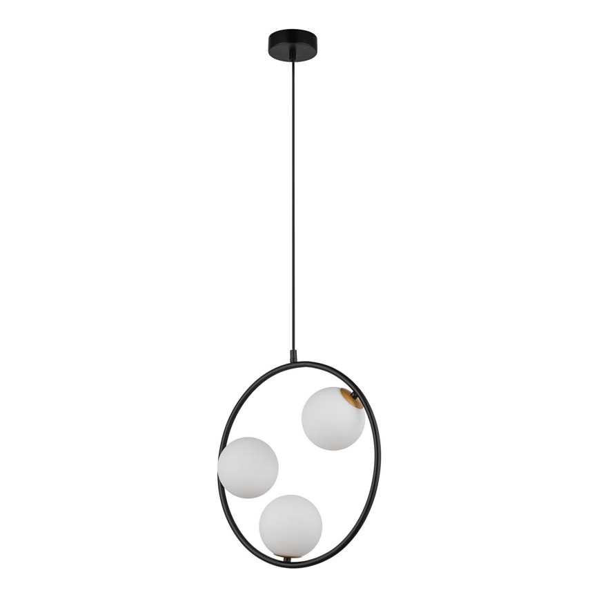 Candelabro suspenso AQUA 3xG9/12W/230V preto