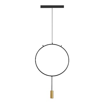Candelabro suspenso ARCADE 1xGU10/5W/230V preto/dourado