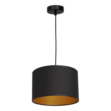 Candelabro suspenso ARDEN 1xE27/60W/230V d. 25 cm preto/dourado