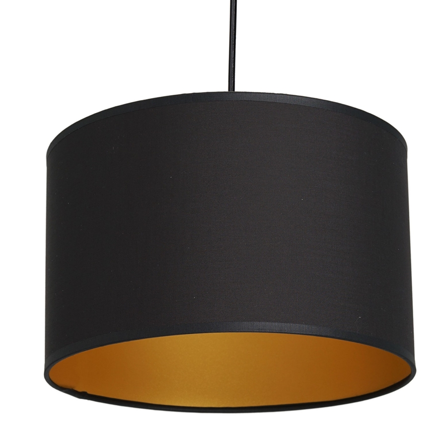 Candelabro suspenso ARDEN 1xE27/60W/230V d. 25 cm preto/dourado