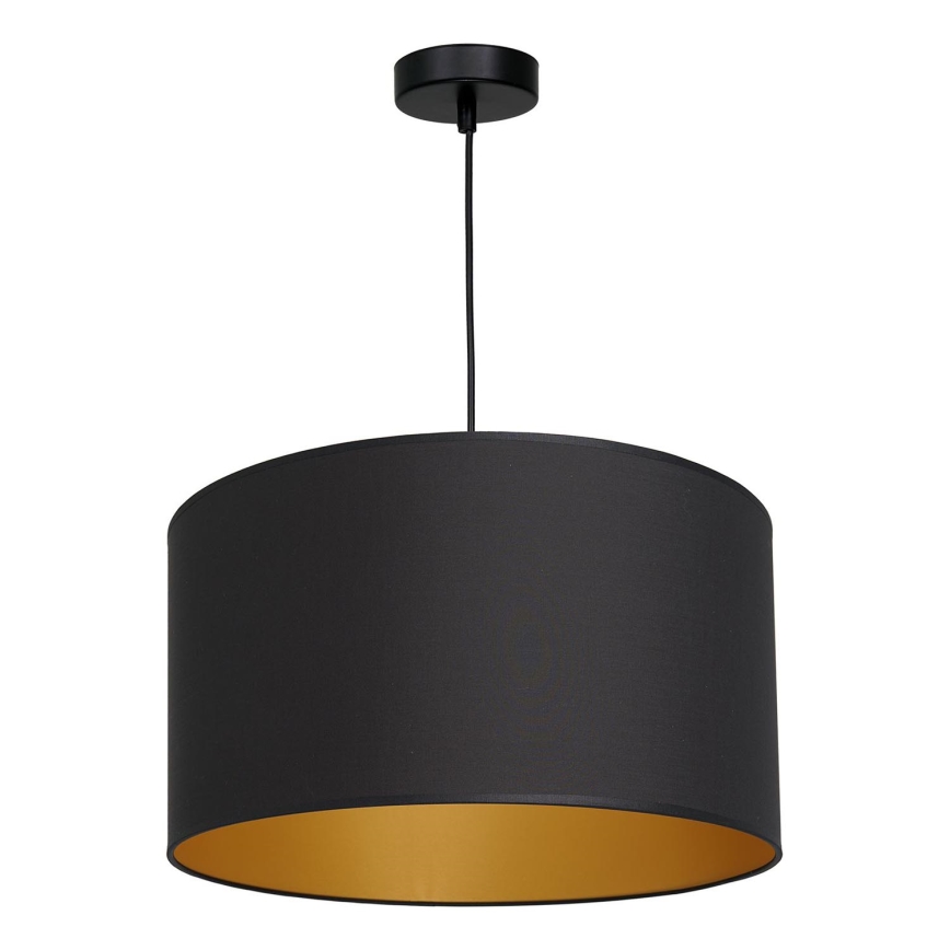 Candelabro suspenso ARDEN 1xE27/60W/230V d. 40 cm preto/dourada