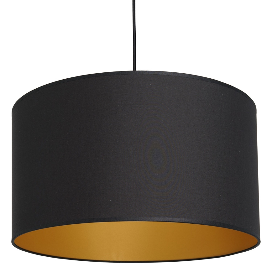 Candelabro suspenso ARDEN 1xE27/60W/230V d. 40 cm preto/dourada