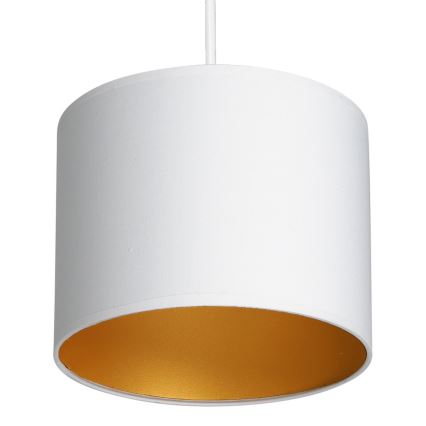Candelabro suspenso ARDEN 1xE27/60W/230V diâmetro 18 cm branco/dourado