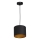 Candelabro suspenso ARDEN 1xE27/60W/230V diâmetro 18 cm preto/dourado