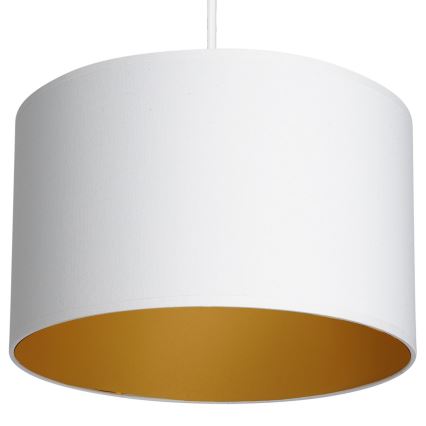 Candelabro suspenso ARDEN 1xE27/60W/230V diâmetro 25 cm branco/dourado