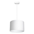 Candelabro suspenso ARDEN 1xE27/60W/230V diâmetro 25 cm branco