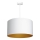 Candelabro suspenso ARDEN 1xE27/60W/230V diâmetro 40 cm branco/dourado
