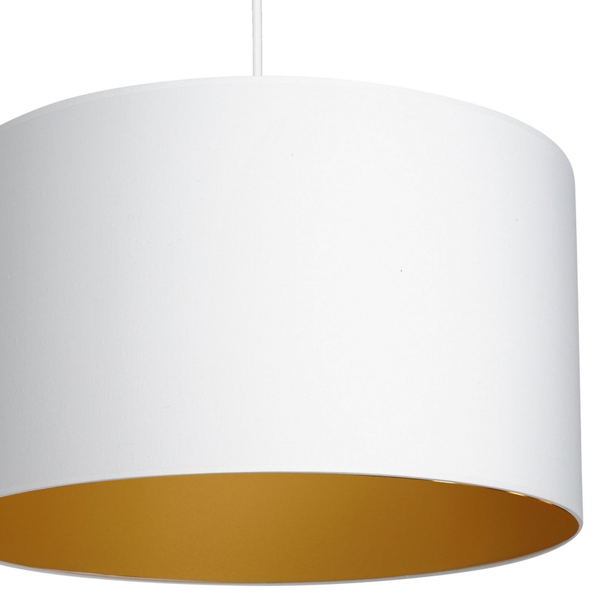 Candelabro suspenso ARDEN 1xE27/60W/230V diâmetro 40 cm branco/dourado