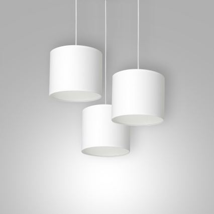 Candelabro suspenso ARDEN 3xE27/60W/230V branco
